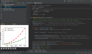 Bubble sort coding project